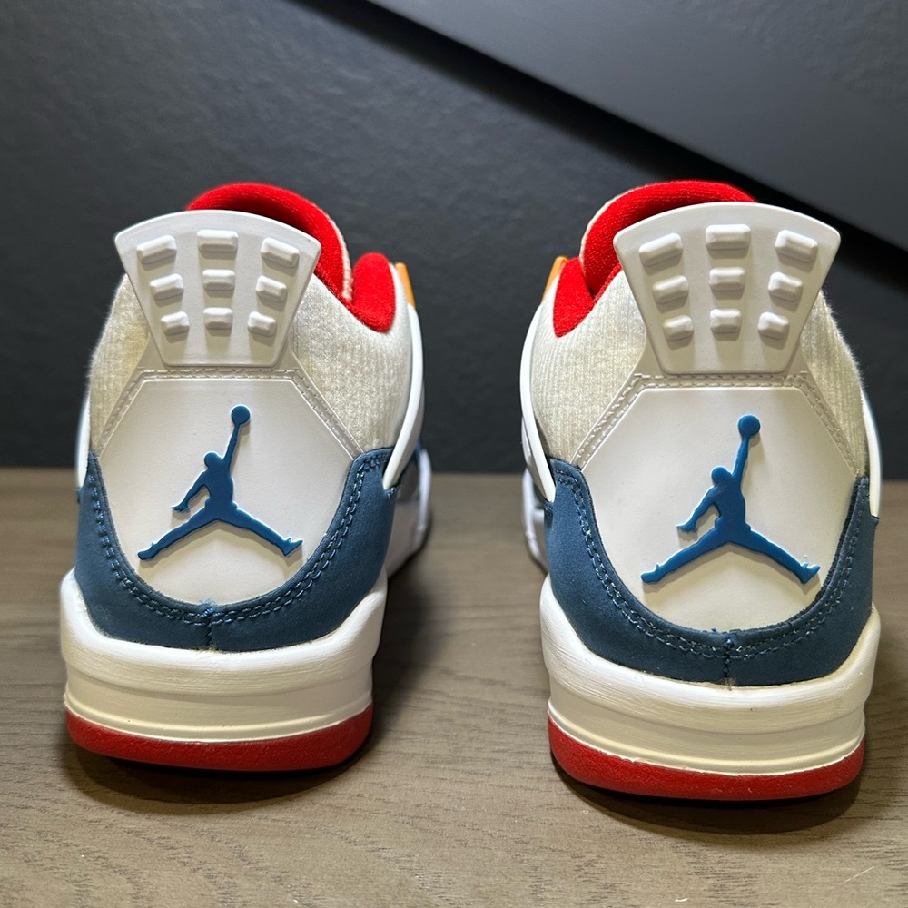 Jordan 4 Retro Messy Room - Blue White Red, Brand New DS WITH OG BOX - Picture 8 of 11